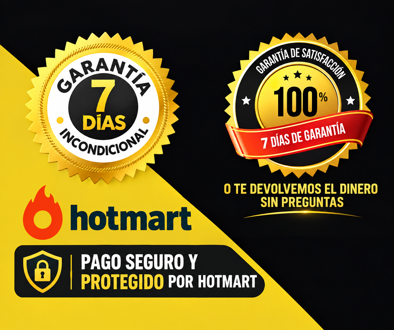Pago Seguro y Garantizado por Hotmart